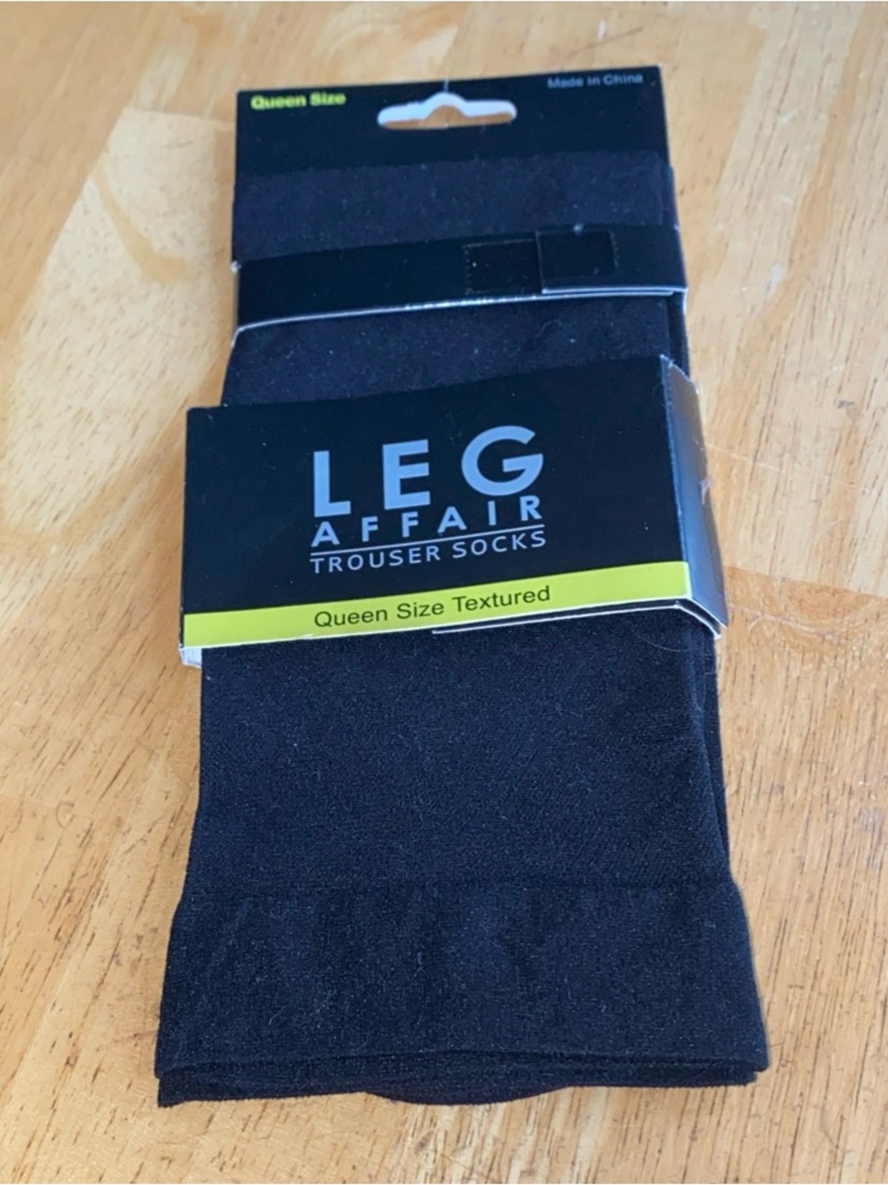 Leg Affair Trouser Socks Black One Size Fits 10-13 New